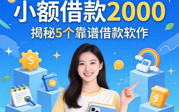 个人小额借款2000，揭秘5个靠谱的借款软件
