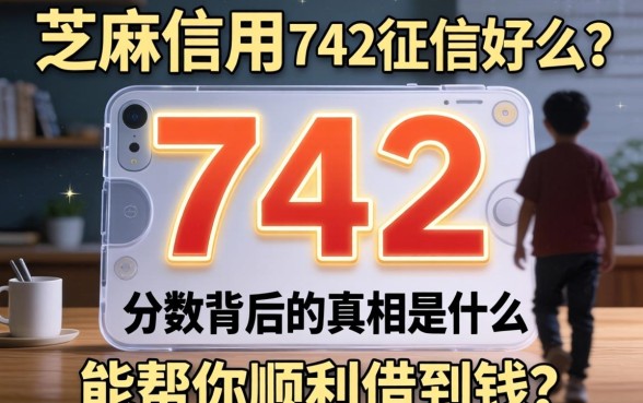 芝麻信用742征信好么？分数背后的真相是什么？能帮你顺利借到钱吗？