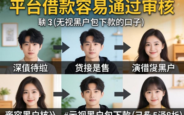 现在哪个平台借款容易通过审核，深入剖析五个无视黑户包下款的口子