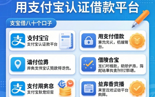 实测支付宝认证借款平台有哪些，整理出这十个口子