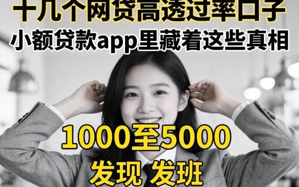 我试了十几个网贷高通过率的口子，发现1000至5000的小额贷款app里藏着这些真相