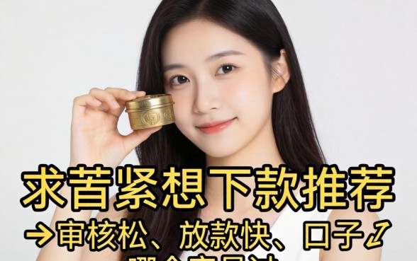 手头紧想下款，求推荐个审核松、放款快的口子，哪个容易过？