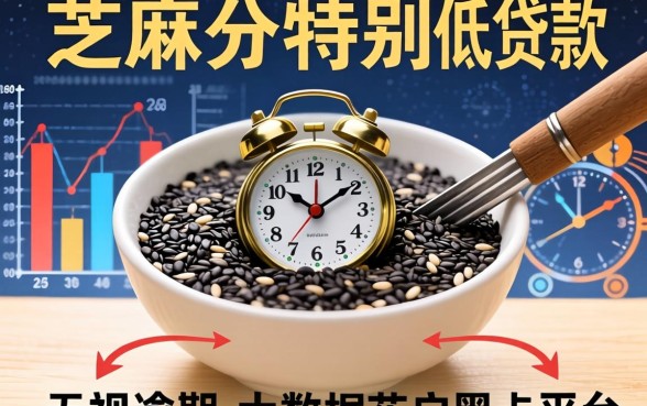 芝麻分特别低的贷款，概括五个无视逾期大数据花户黑户平台