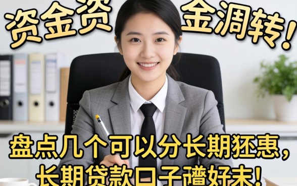 急需资金周转？盘点几个可以分长期的贷款口子
