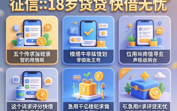不看征信的18岁借贷，细致阐述五个急用不求评分快借无忧的平台