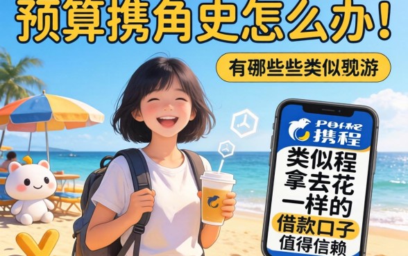 旅游预算超支怎么办？有哪些类似携程拿去花一样的借款口子值得信赖？