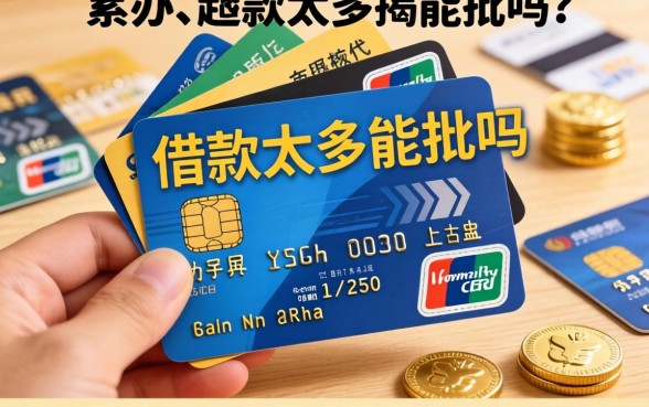 负债累累想办卡?借款太多信用卡能批吗?揭秘银行审核内幕与下款捷径
