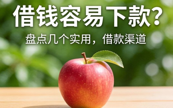 苹果怎么借钱容易下款？盘点几个实用的借款渠道
