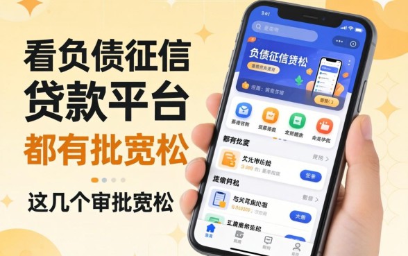 揭秘不看负债征信的贷款平台都有哪些软件，这几个审批宽松