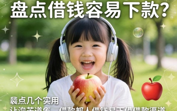 苹果怎么借钱容易下款？盘点几个实用的借款渠道