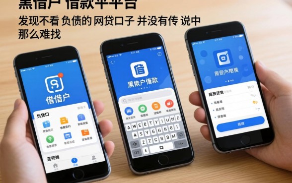 我试了几个黑户手机借款平台，发现不看负债的网贷口子并没有传说中那么难找