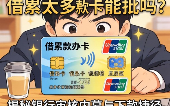 负债累累想办卡?借款太多信用卡能批吗?揭秘银行审核内幕与下款捷径