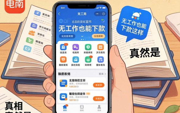 我翻遍了手机应用商店，发现那些宣称无工作也能下款的软件，真相竟然是这样