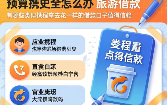 旅游预算超支怎么办？有哪些类似携程拿去花一样的借款口子值得信赖？