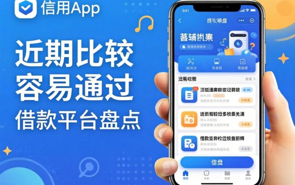 揭秘新信用app：近期比较容易通过的借款平台盘点