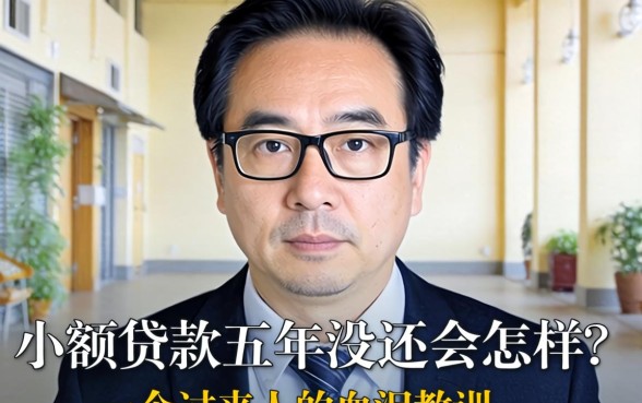 小额贷款五年没还会怎样？一个过来人的血泪教训