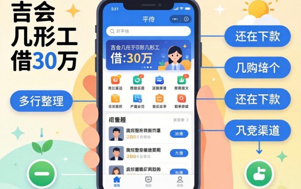 哪个平台能借30万？整理了几个还在下款的渠道