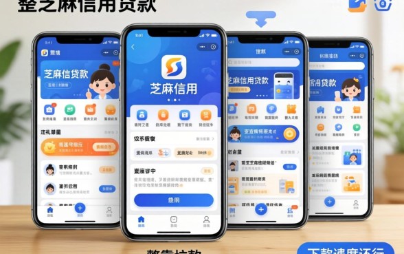 整理了几个依靠芝麻信用贷款的app，下款速度还行