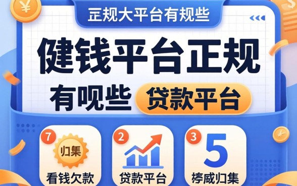 借钱平台正规的有哪些，归集五个不看欠款的贷款平台