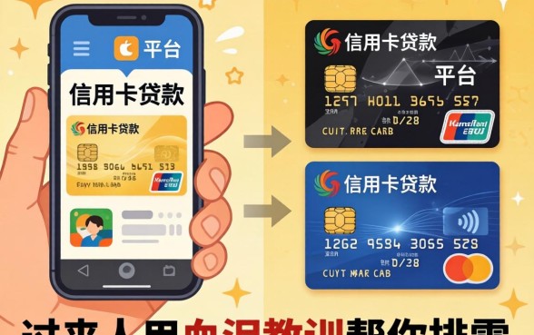 有信用卡贷款的平台有哪些？过来人用血泪教训帮你排雷