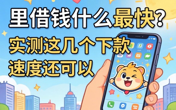 手机借钱什么最快？实测这几个下款速度还可以