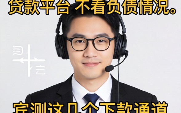 哪个贷款平台不看负债情况的？实测这几个下款通道