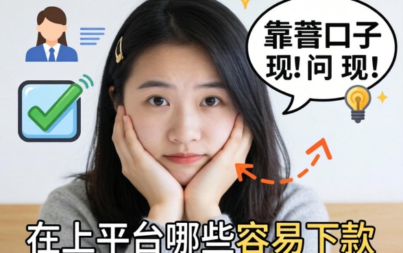 最近手头紧想找个靠谱口子，求问现在线上平台有哪些容易下款的？