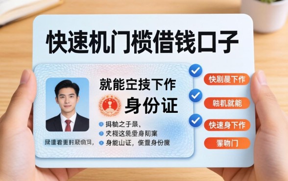 汇总几个快速低门槛借钱口子，有身份证就能下的渠道