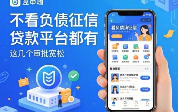 揭秘不看负债征信的贷款平台都有哪些软件，这几个审批宽松