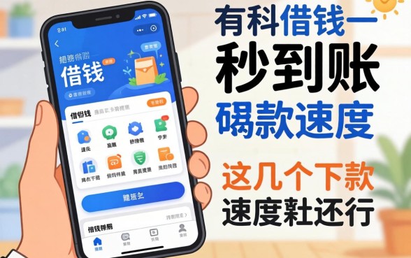实测有什么借钱的秒到账的软件，这几个下款速度还行