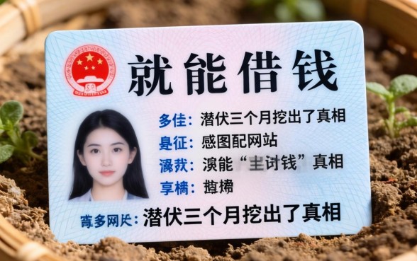 只用身份证就能借钱的网站有哪些？我潜伏三个月挖出了真相