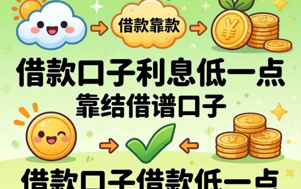 哪的借款口子利息低一点，归纳五个靠谱的借款口子