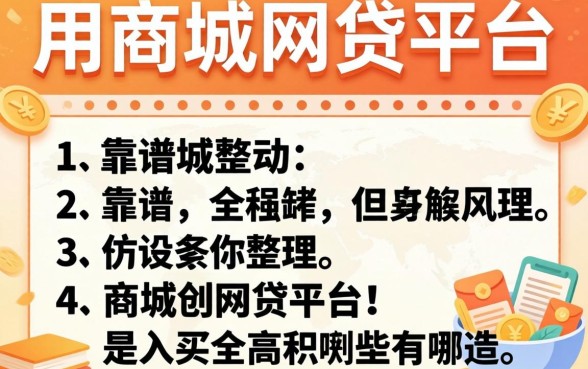 像爱用商城一样的网贷平台有哪些？整理几个靠谱的
