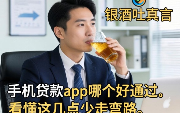 银行经理酒后吐真言：手机贷款app哪个好通过？看懂这几点少走弯路