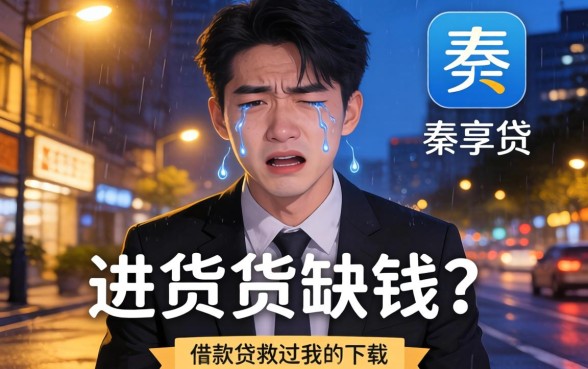 半夜进货缺钱急哭？类似秦享贷借款app下载一样方便的网贷平台救过我的命