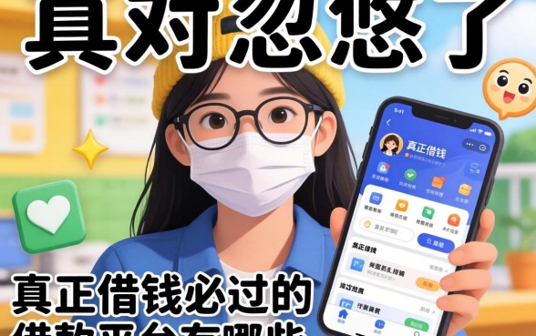 别被忽悠了，真正借钱必过的借款平台有哪些软件？