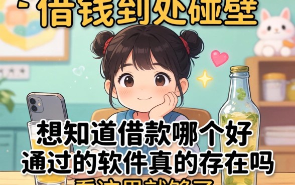 急需用钱到处碰壁？想知道借款哪个好通过的软件真的存在吗？看这里就够了