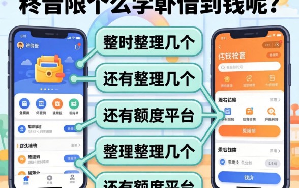 哪可以借到钱呢？整理几个还有额度的平台