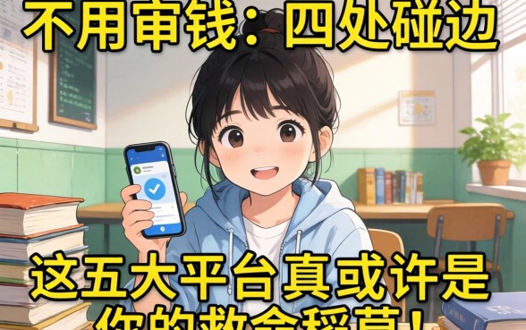 急需用钱却四处碰壁？2026不用审核的网贷真的存在吗？这五大平台或许是你的救命稻草！