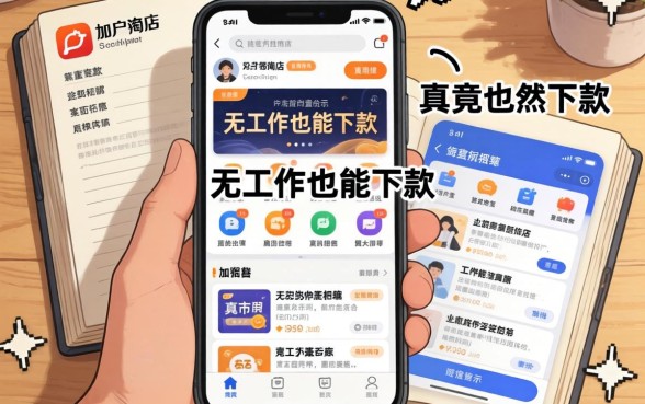 我翻遍了手机应用商店，发现那些宣称无工作也能下款的软件，真相竟然是这样