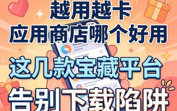 手机越用越卡？应用商店哪个好用？这几款宝藏平台让你告别下载陷阱