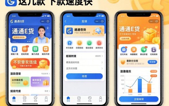 类似华通e贷一样的借钱软件，这几款下款速度比较快